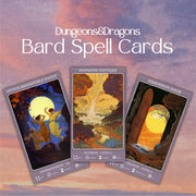 Bard Spell Cards - digital download preview