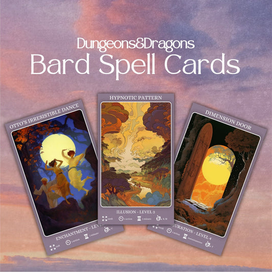 Bard Spell Cards
