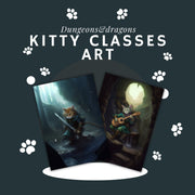 Cat Classes Art - digital download preview