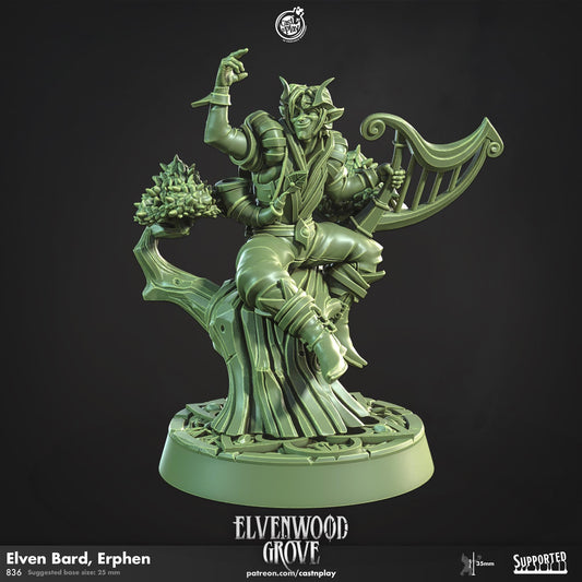 Elf Bard Miniature