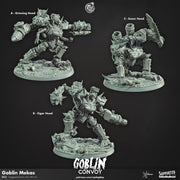 Goblin Artficer Miniature - resin tabletop miniature front view