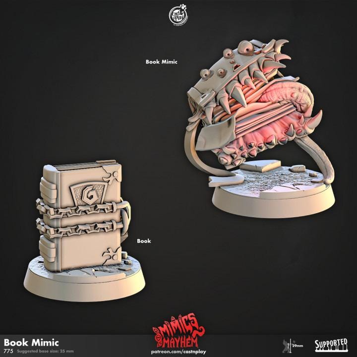 Book Mimic Miniature