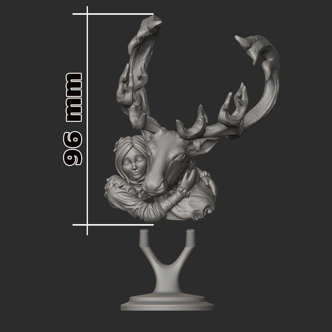 Avery and Rohan H3LLCreator Concept Bust - Alternate view 3
