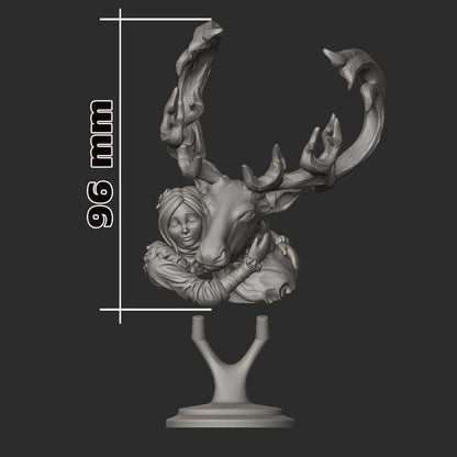 Avery and Rohan H3LLCreator Concept Bust - Alternate view 3