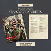 Class Cheat Sheets - digital download preview