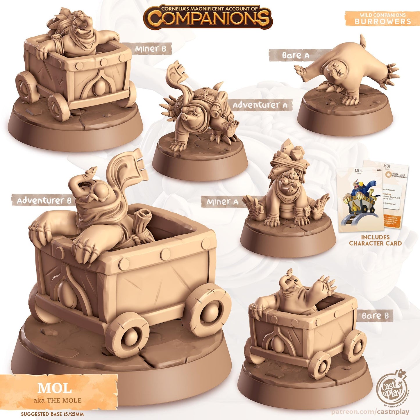 Mole Animal Companion Miniature