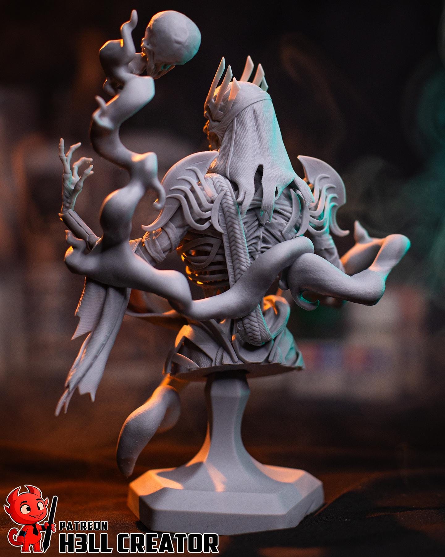 Vecna Bust - Baldur's Gate 3 - Alternate view 4