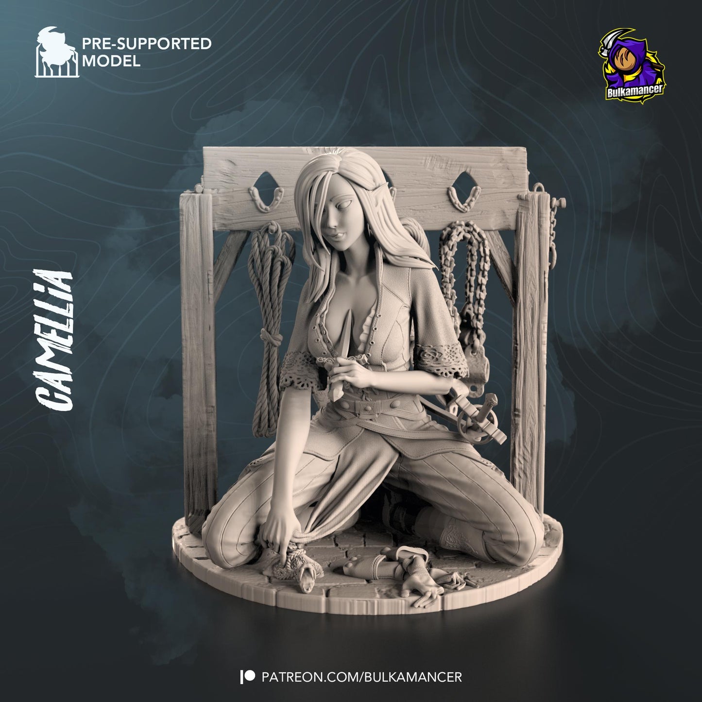 Camellia Figure - Wrath of the Righteous - Alternate view 2
