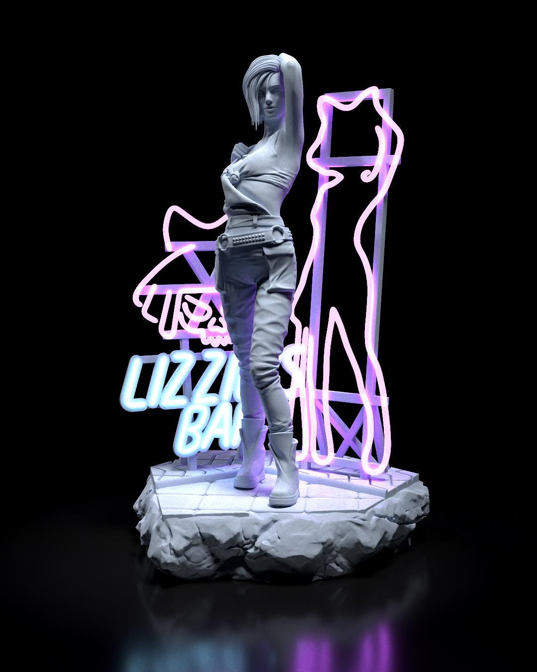 Judy Alvarez Figure - Cyberpunk 2077 - Alternate view 4