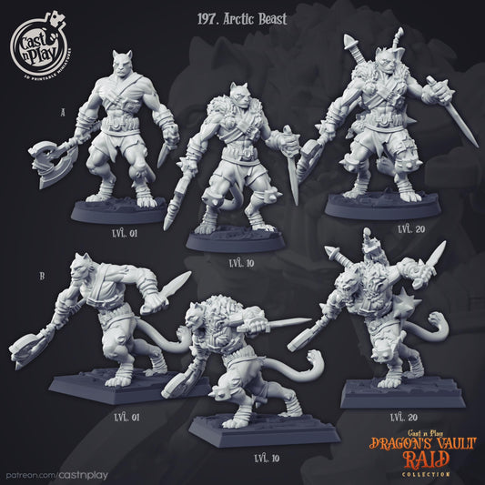 Tabaxi Fighter Miniature