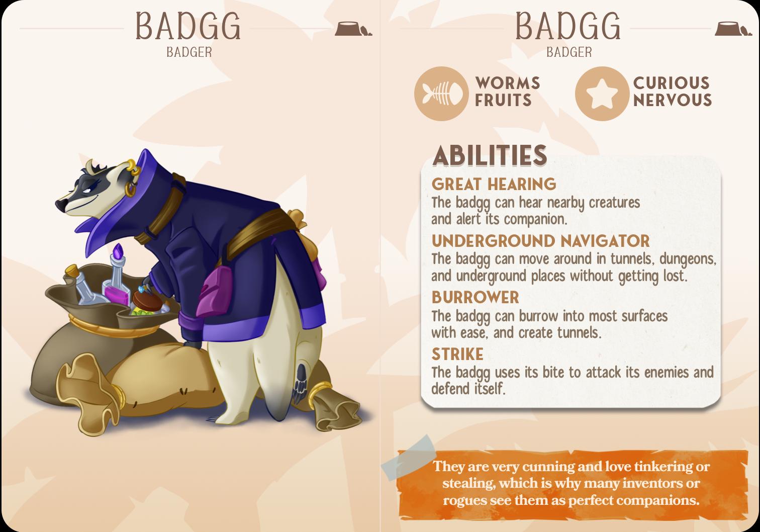 Badger Animal Companion Miniature - Alternate view 2