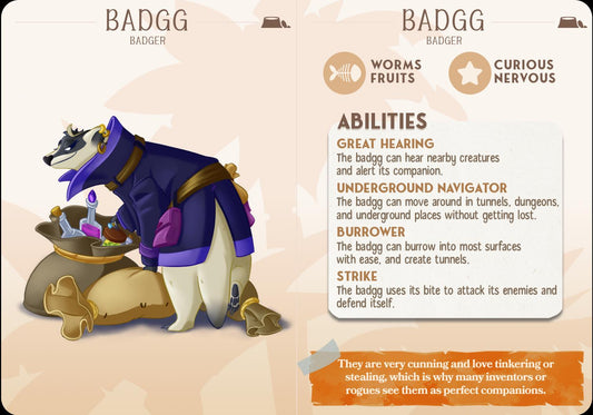 Badger Animal Companion Miniature - Alternate view 2