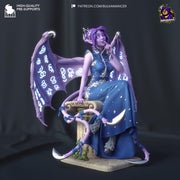 Nocticula Figure - Wrath of the Righteous - resin tabletop miniature front view
