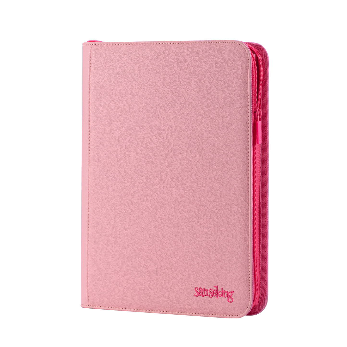 Sanseking 9-Pocket PU Zipper Card Binder - 360 Cards - Pink - official Sanseking product image