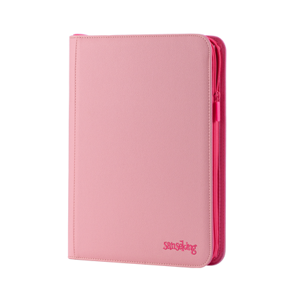 Sanseking 9-Pocket PU Zipper Card Binder - 360 Cards - Pink - official Sanseking product image