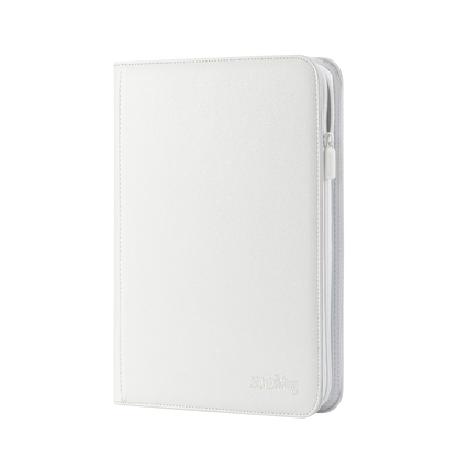 Sanseking 9-Pocket PU Zipper Card Binder - 360 Cards - White - official Sanseking product image
