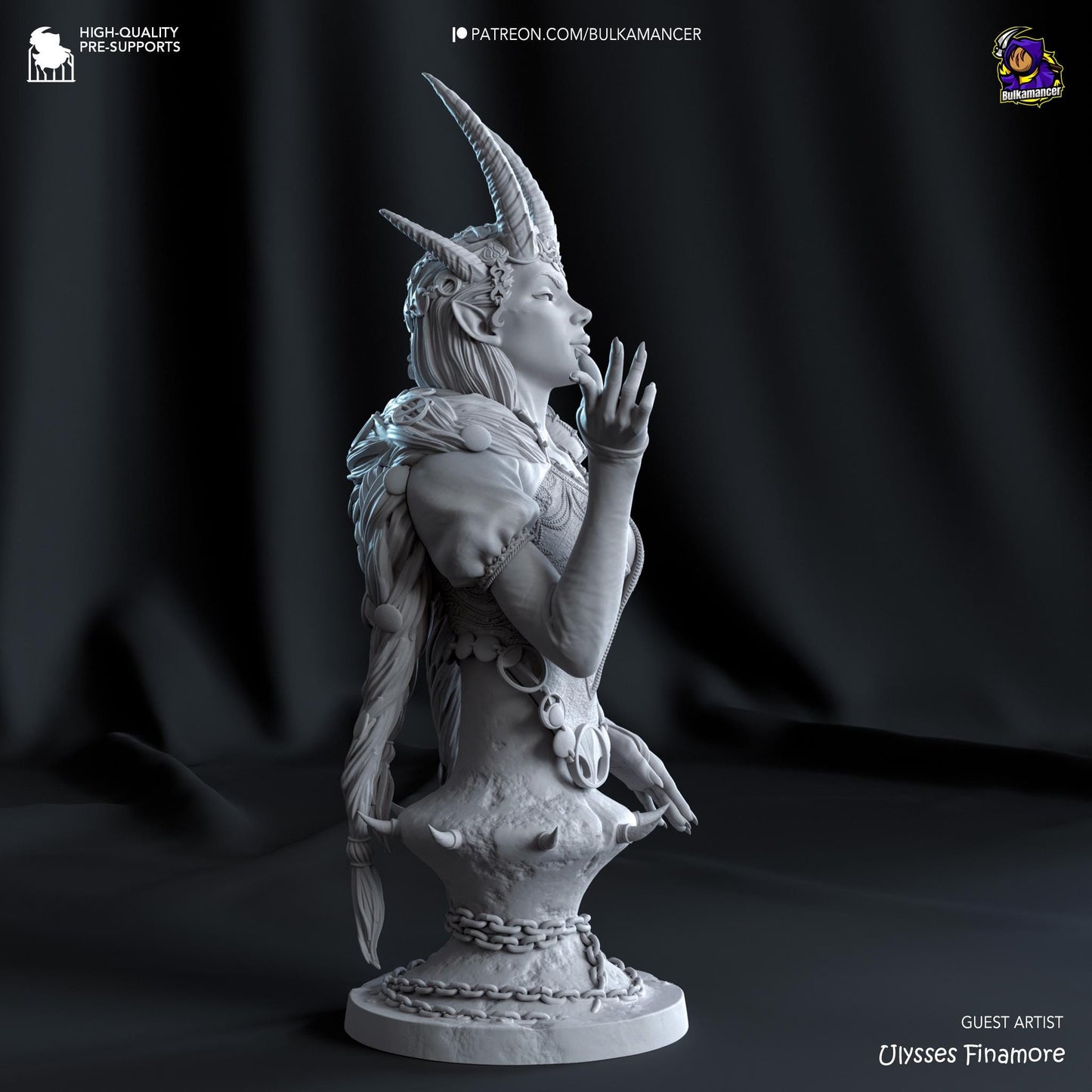 Mizora Bust - Baldur's Gate 3 - Alternate view 3