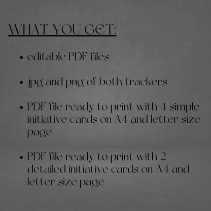Fillable Initiative Tracker Cards - Alternate view 3