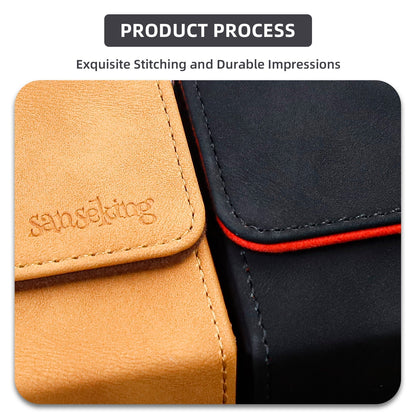 Sanseking Horizontal PU Leather Deck Box 100+ - official Sanseking detail and feature view 3