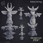 Woodernhorn Clan Collection Totem Terrain - resin tabletop miniature front view