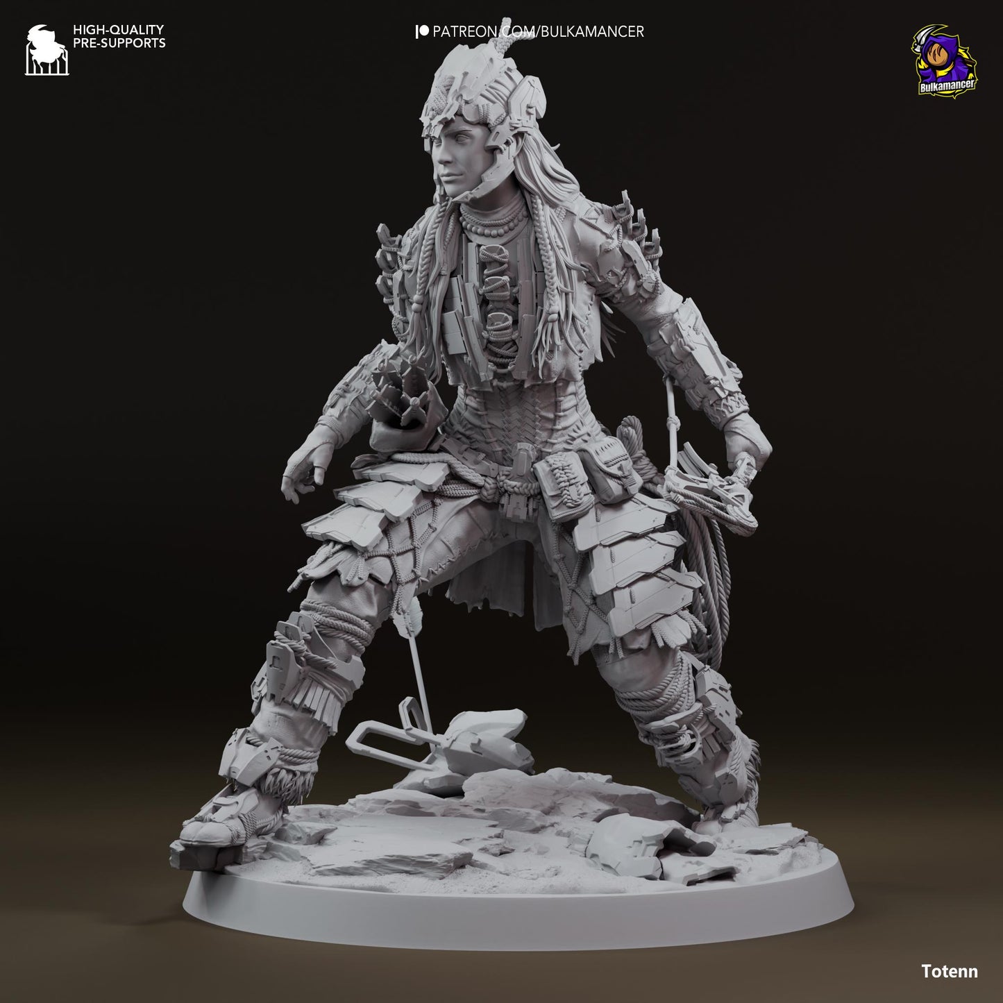 Aloy Resin Miniature Figurine Game Character Horizon: Forbidden West Gift for Him Her Birthday Gift Anime