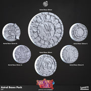 Arcane Order Miniature Bases - resin tabletop miniature front view