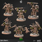 Orc Warrior Miniature - resin tabletop miniature front view