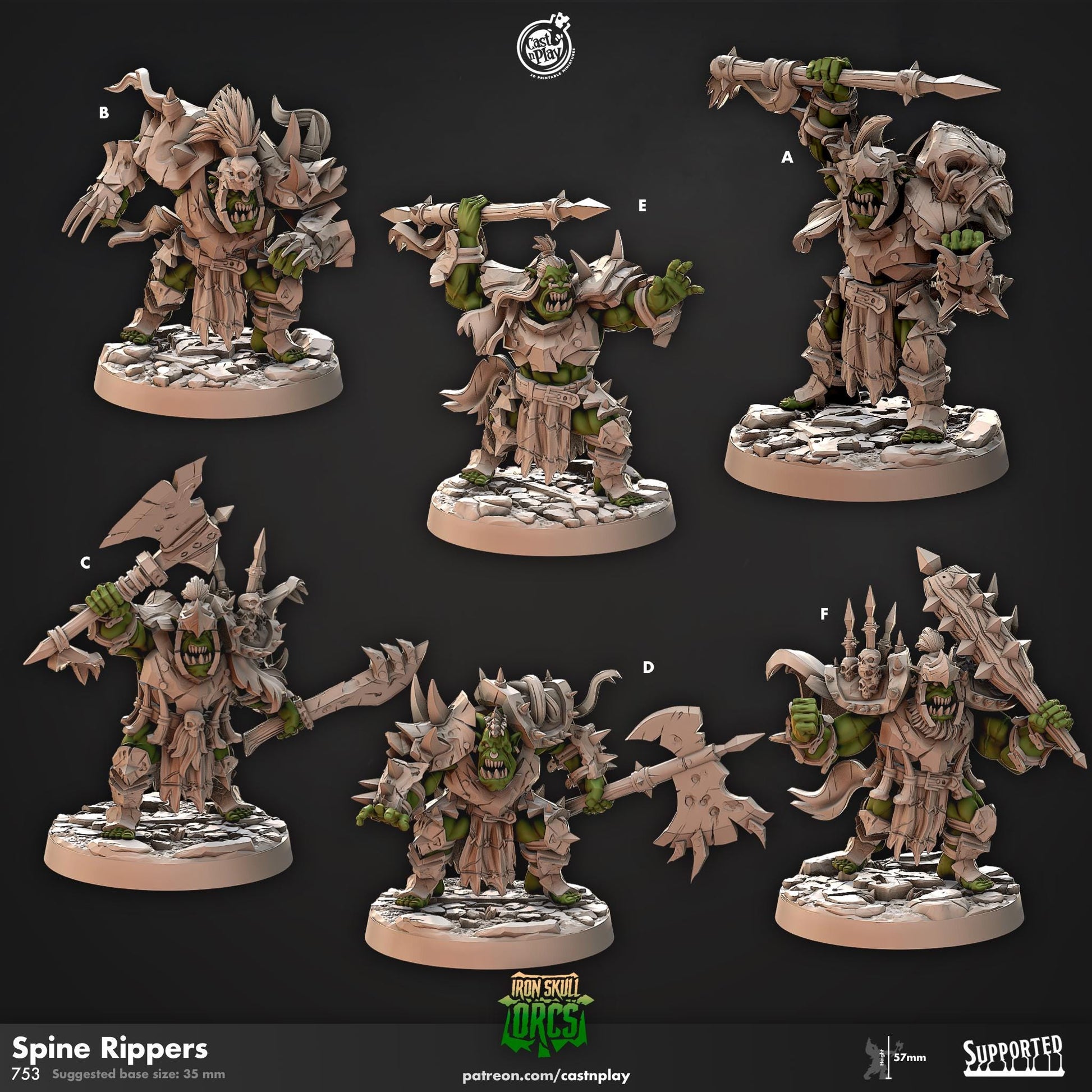 Orc Warrior Miniature