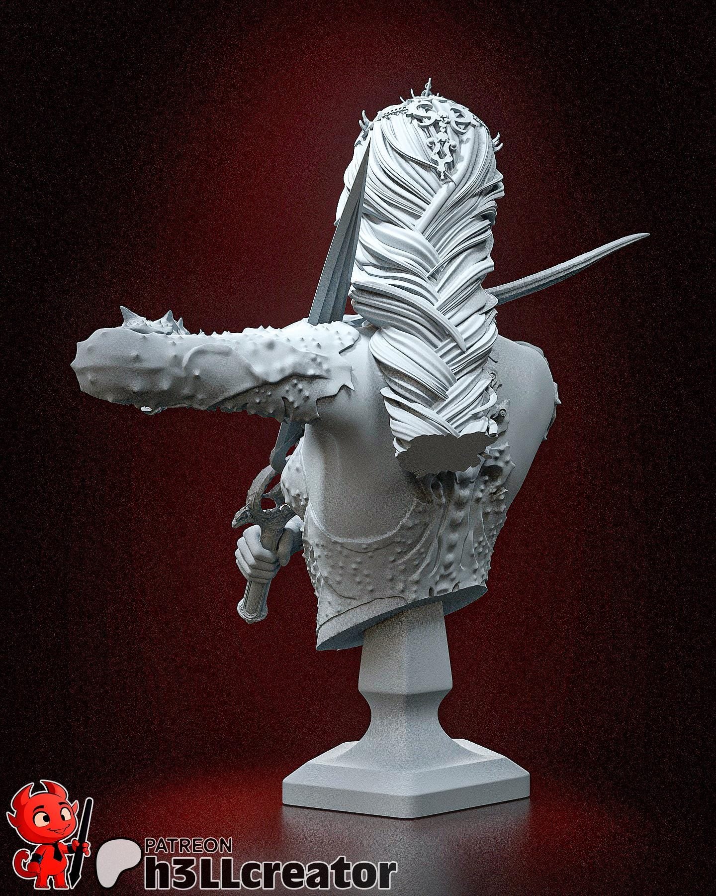 Orin Bust - Baldur's Gate 3 - Alternate view 3