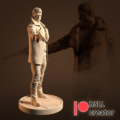 Chris Redfield 1 12 Resident Evil Gift Him Her Figure - Alternate view 2