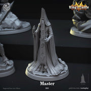 Cleric Miniature - resin tabletop miniature front view