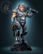 Grunt Figure - Mass Effect - resin tabletop miniature front view
