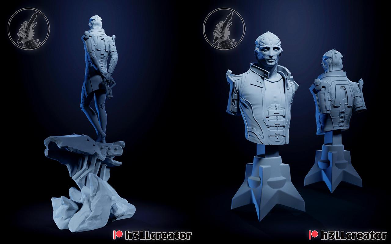 Thane Krios Figure - Mass Effect - Alternate view 5