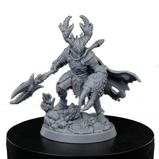 Crab Knight miniature by Late Night Miniatures