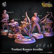 Human Ranger Miniature - resin tabletop miniature front view