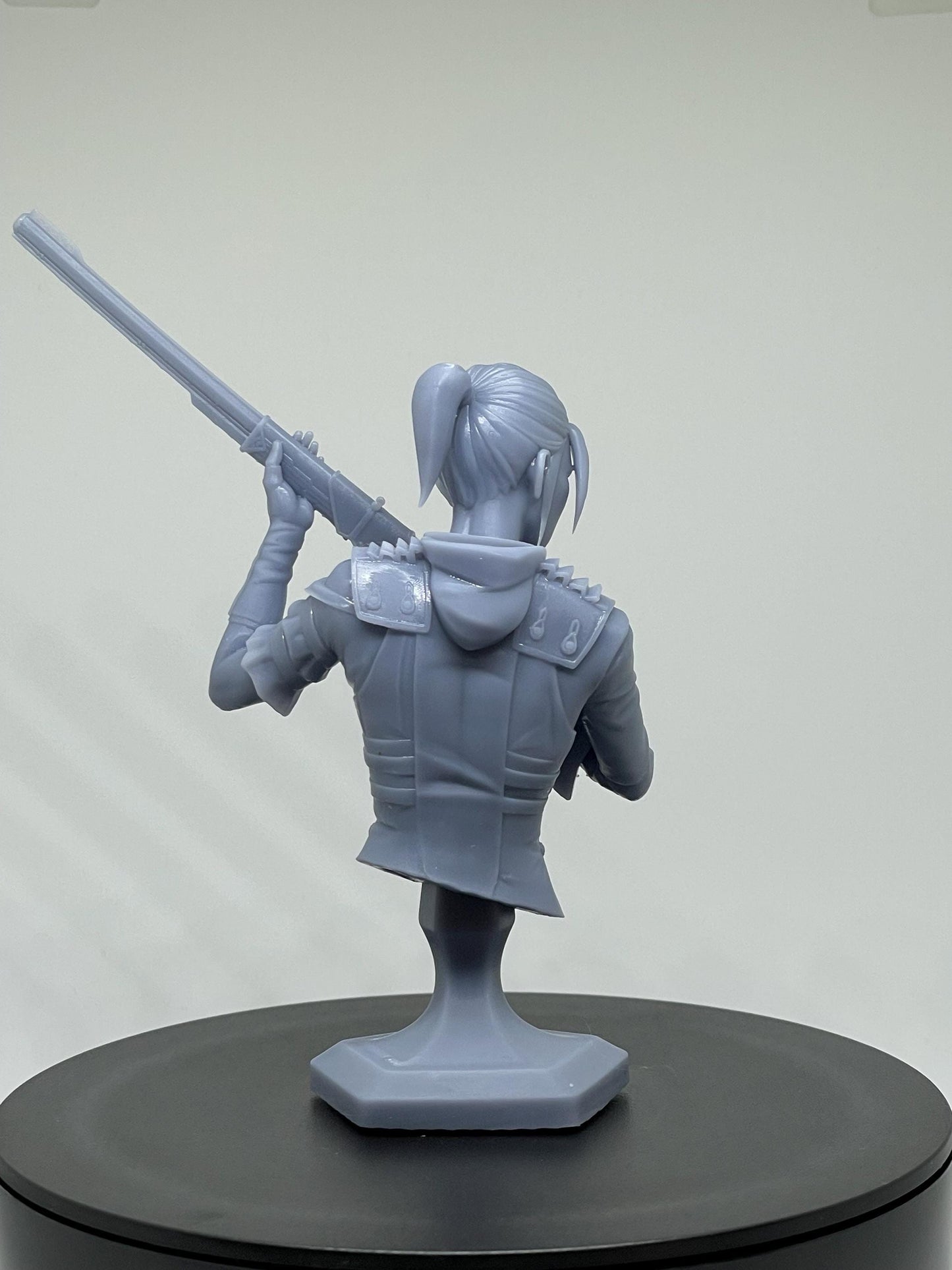 Caitlyn Bust LoL Arcane Resin Miniature Figurine | BG3 | Baldurs Gate 3 | Game Character Gift for Him Her Birthday Gift Christmas