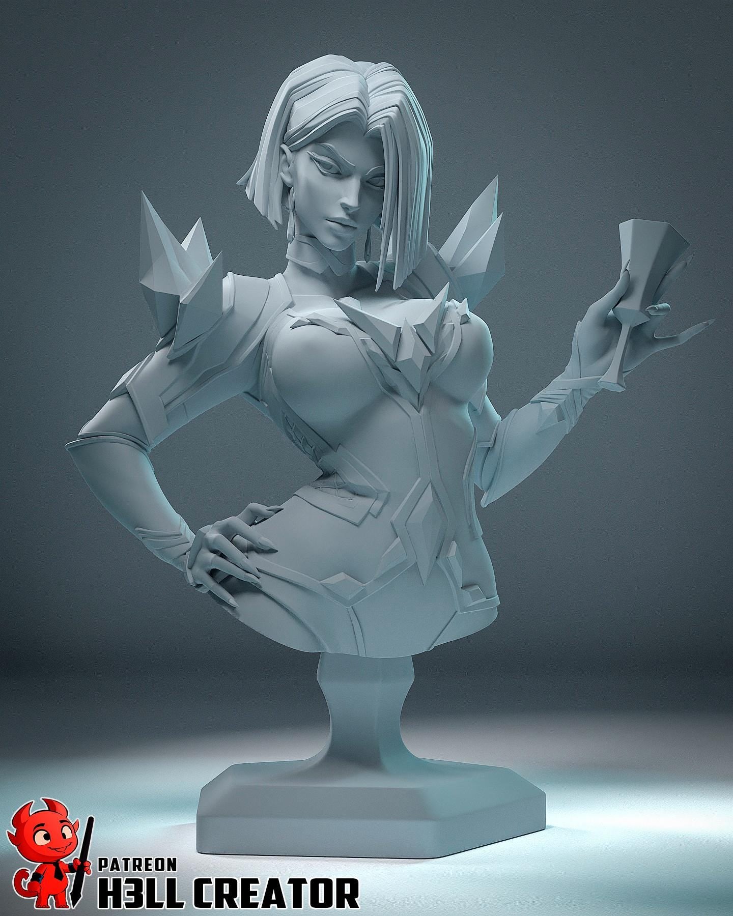 Emma Frost Bust - Marvel Rivals