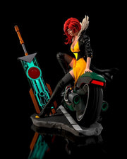 RED Transistor Figure - resin tabletop miniature front view