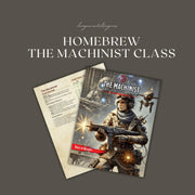 Homebrew The Machinist Class Guide - digital download preview