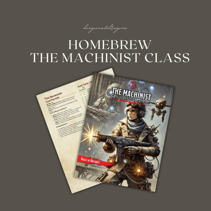 Homebrew The Machinist Class Guide