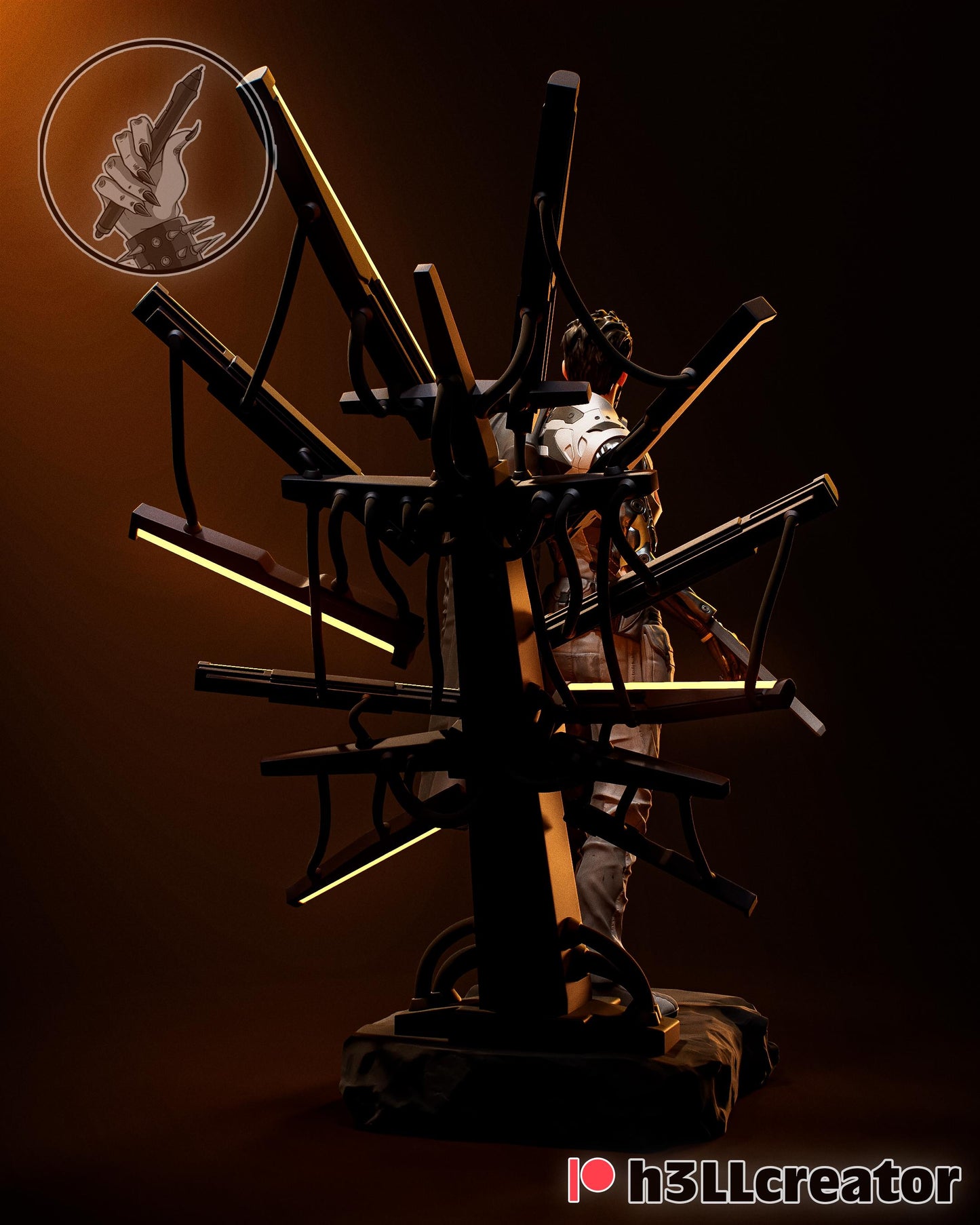 Adam Jensen Deus Ex Figure - Alternate view 3