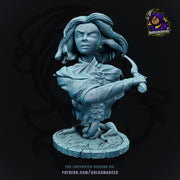 Melina Bust - Elden Ring - resin tabletop miniature front view