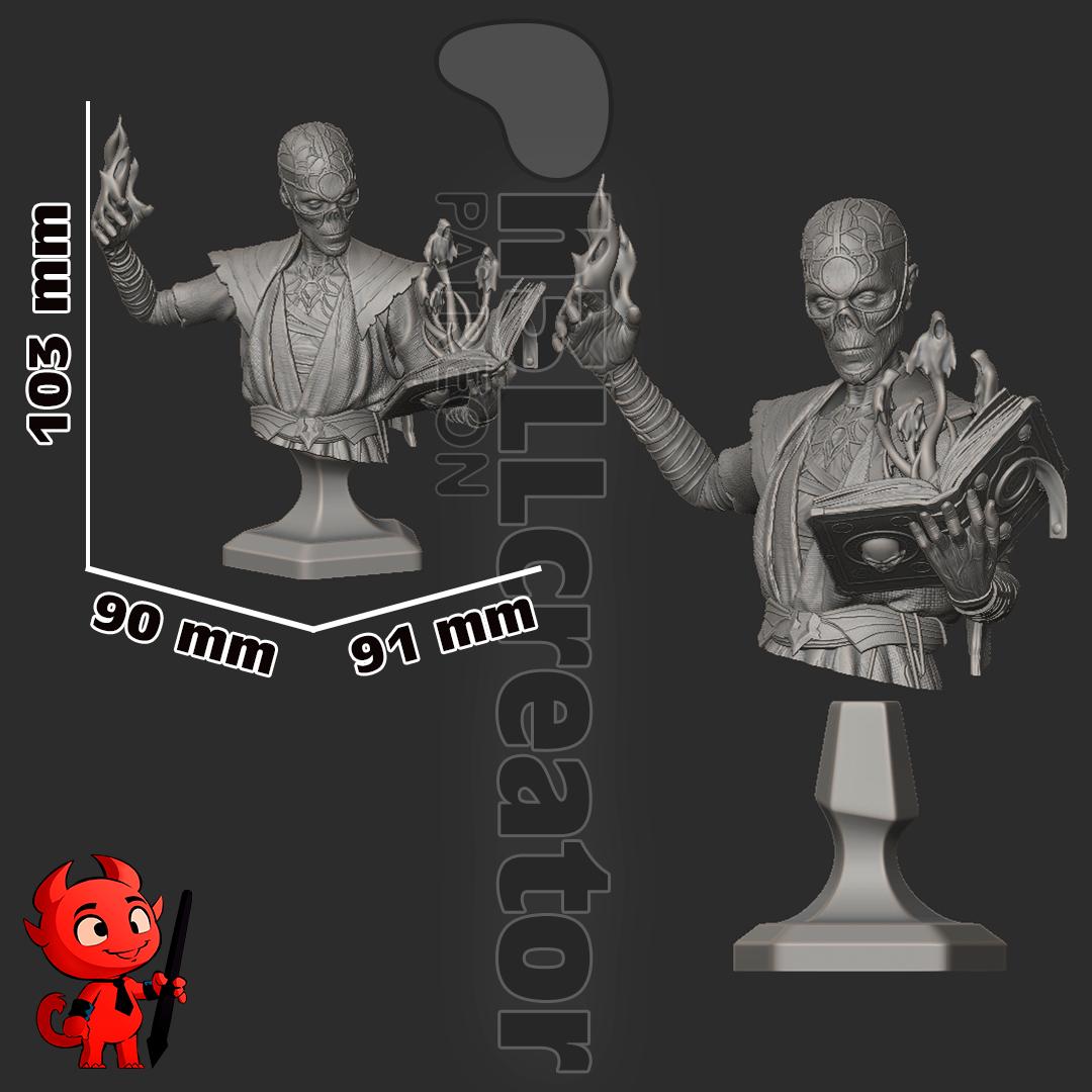 Withers Bust - Baldur's Gate 3 - Alternate view 4