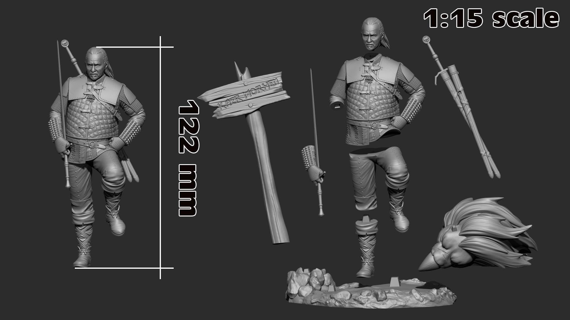 Vesemir The Witcher Figure - Alternate view 5