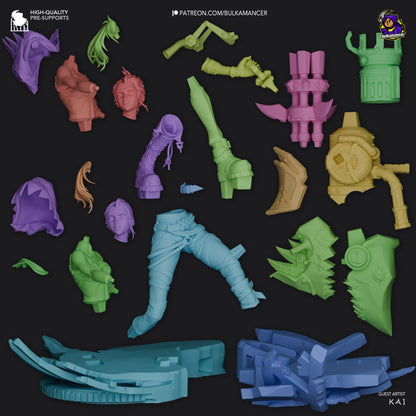 Jinx Fractured Figure - Arcane - Alternate view 7