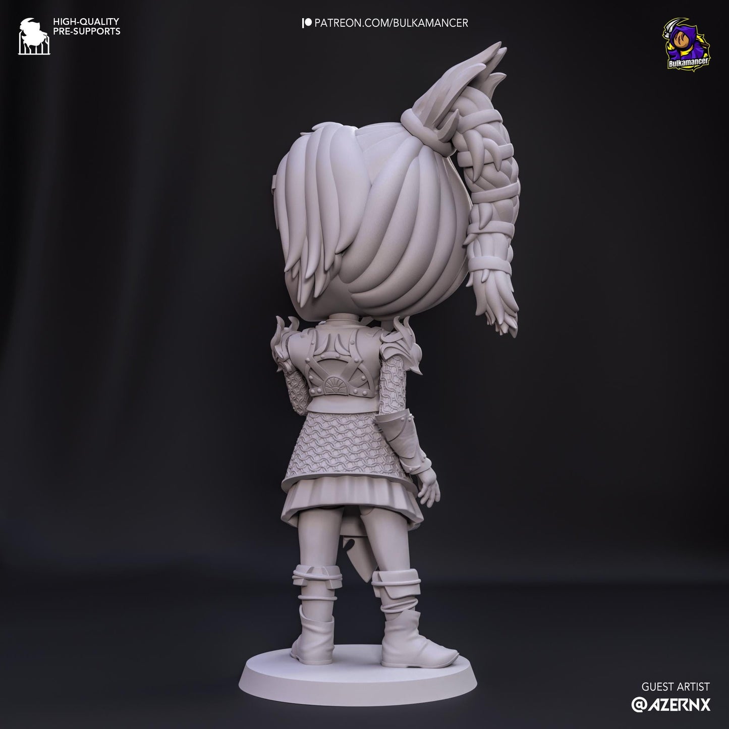 Shadowheart Chibi Figure - Baldur's Gate 3 - Alternate view 5