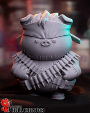 Solid Snake Metal Gear Solid Chibi Figure - resin tabletop miniature front view