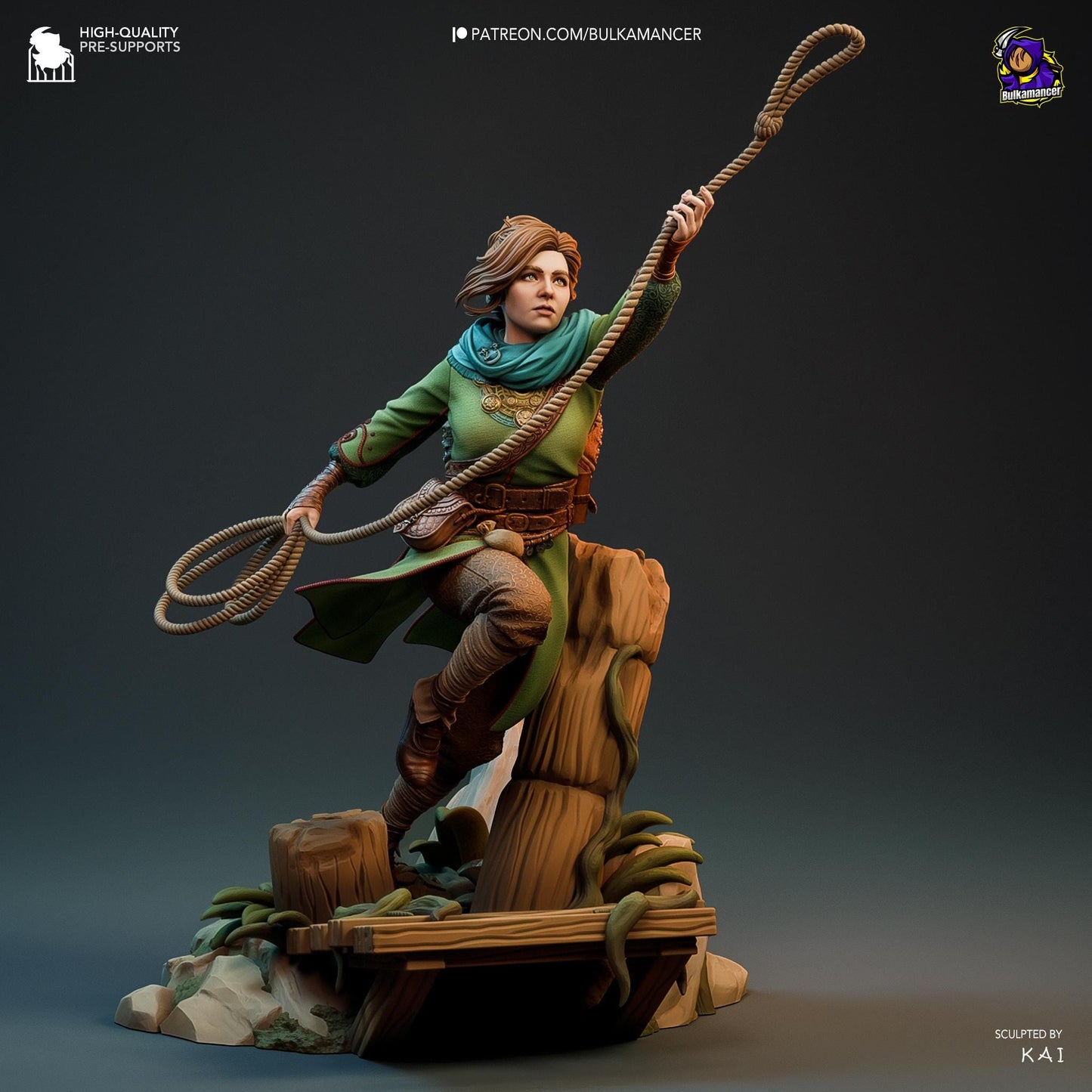 Zoe Split Fiction Resin Figurine