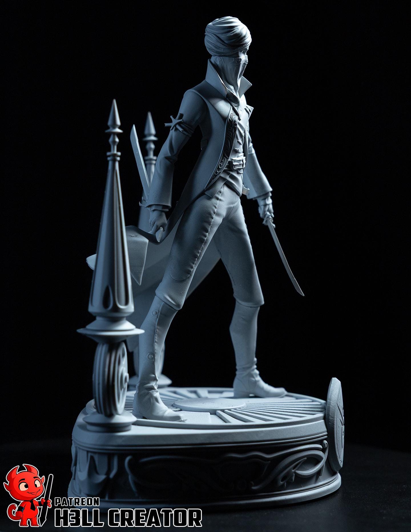 Emily Resin Miniature Figurine I Game Character I Dishonored 2 I Gift for Him Her I Birthday Gift I Anime