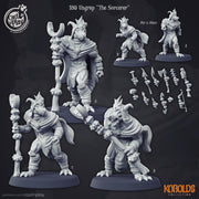 Kobold Sorcerer Miniature - resin tabletop miniature front view